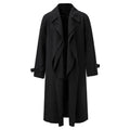 Men's Loose Cloak Coat Mid-length Trench