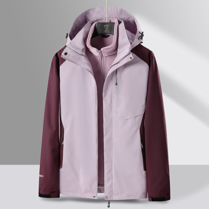 Three-in-one Men's Assault Couple Fleece Padded Coat