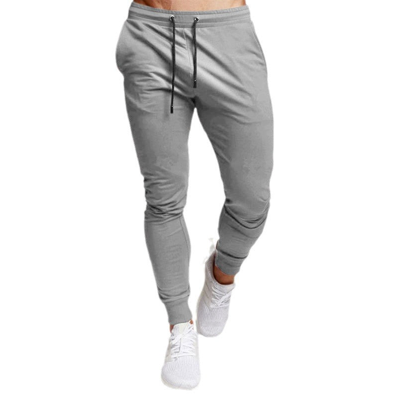 Men's Sports Trousers Casual Pants Pure Color All-matching