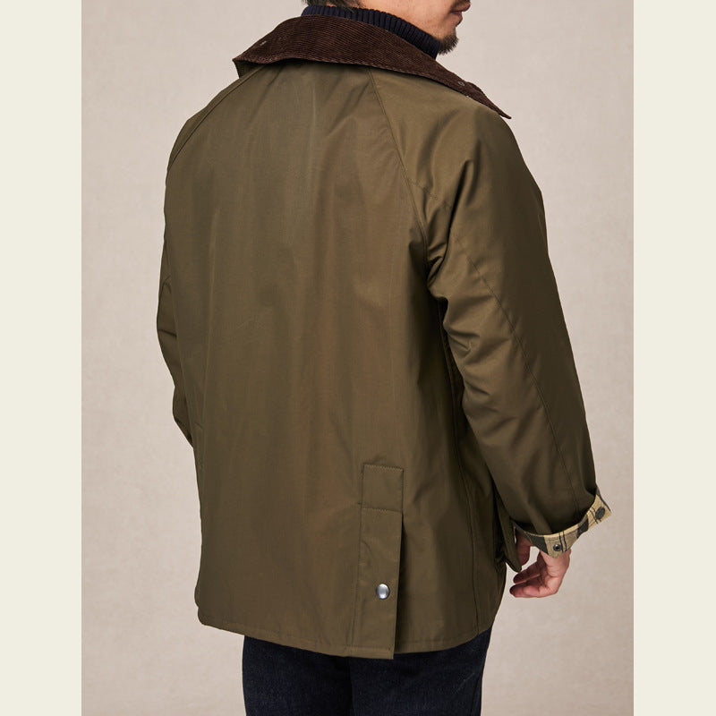 Vintage OS Bedale Wax Jacket Trench Coat