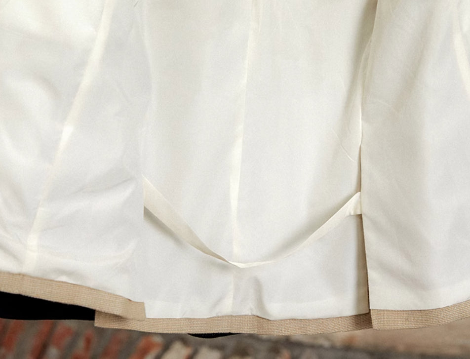 Commuter Cotton And Linen Textured Single-breasted Suit British Fashion Breathable