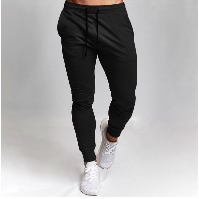 Men's Sports Trousers Casual Pants Pure Color All-matching