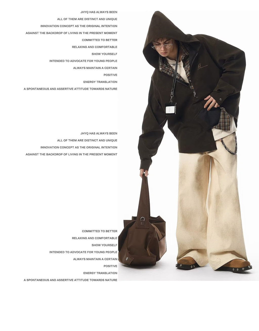 Loose Straight Retro Street Floor-length Pants