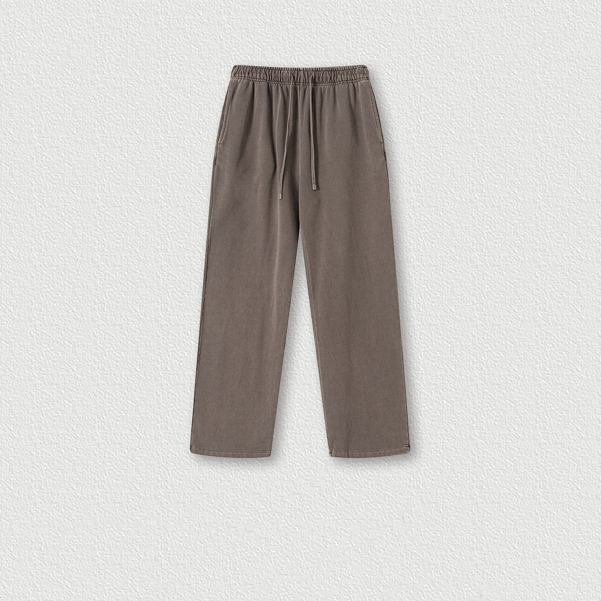 Heavy Bi Pattern Straight-leg Trousers Loose Casual Pants