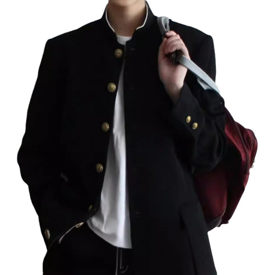 Casual Boy Korean Style Hong Kong Style Long Sleeve Suit College Style