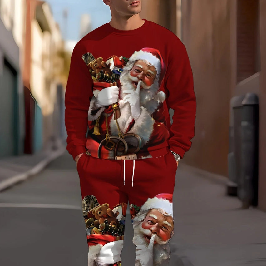 Fashionable Sporty Long-sleeve Pullover Hoodie Set