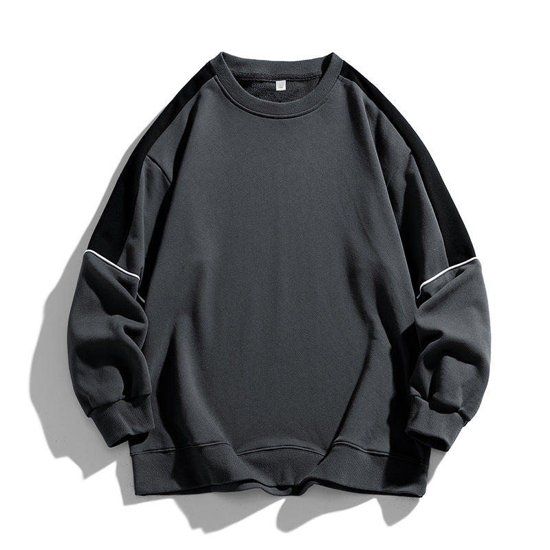 New Men's Long-sleeve Crewneck Pullover Hoodie