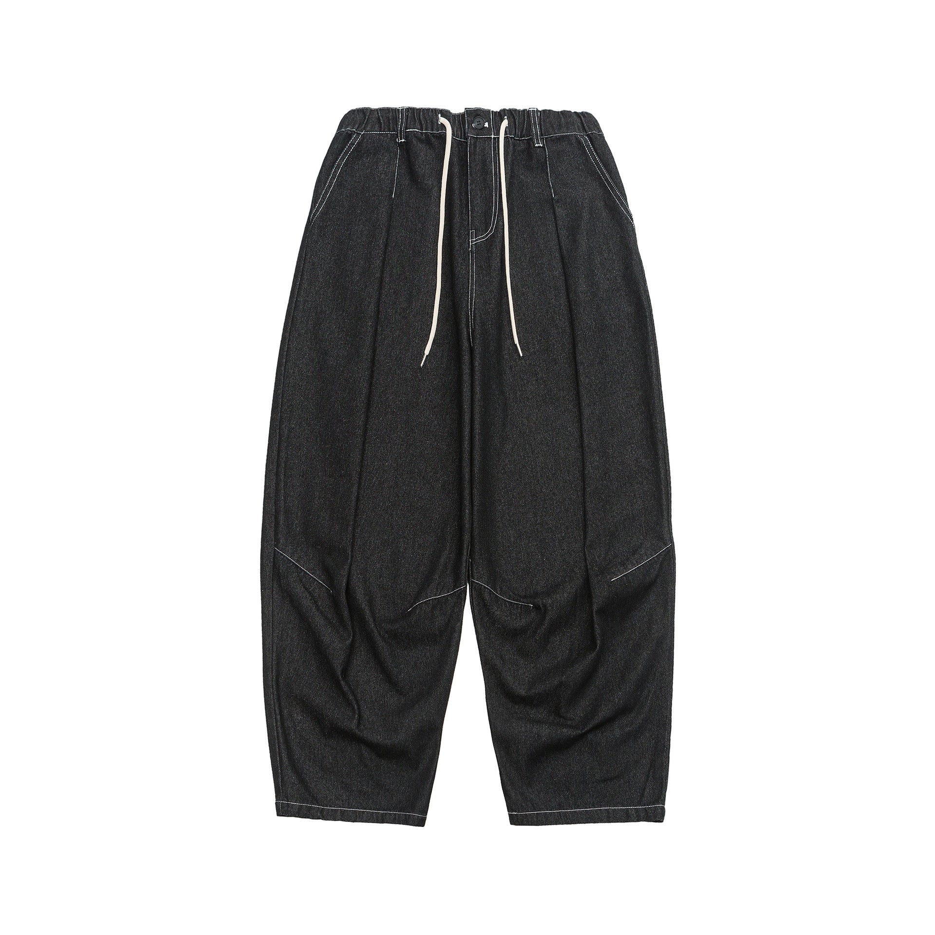 Loose Washed-out Raw Wash Casual Trousers