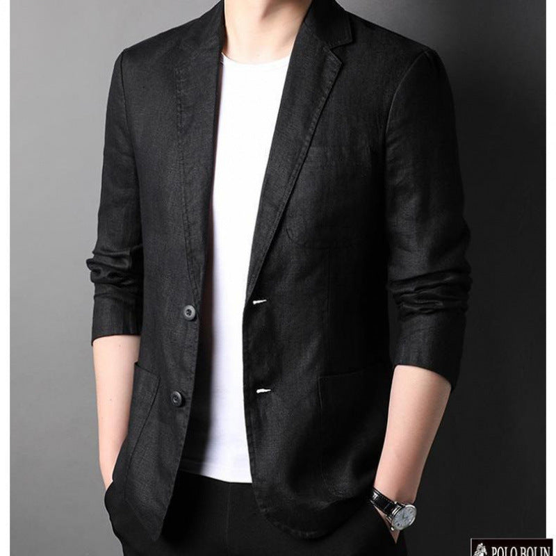 Linen Leisure Suit Men's Spring And Summer Thin