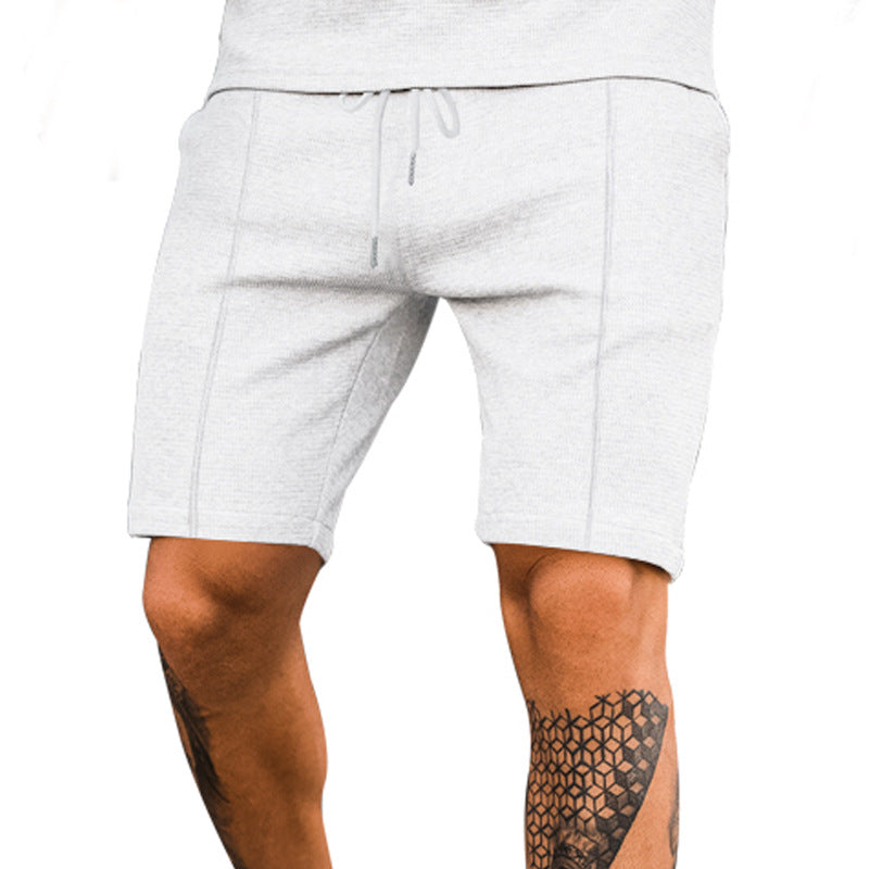 Solid Color Versatile Casual Five-point Sports Shorts