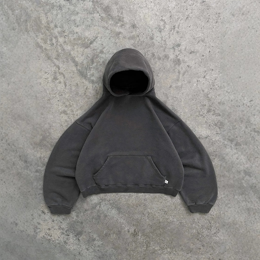 Solid-color Loose-fitting High-street Trendy Personalized Sweatshirt And Pants For Couples