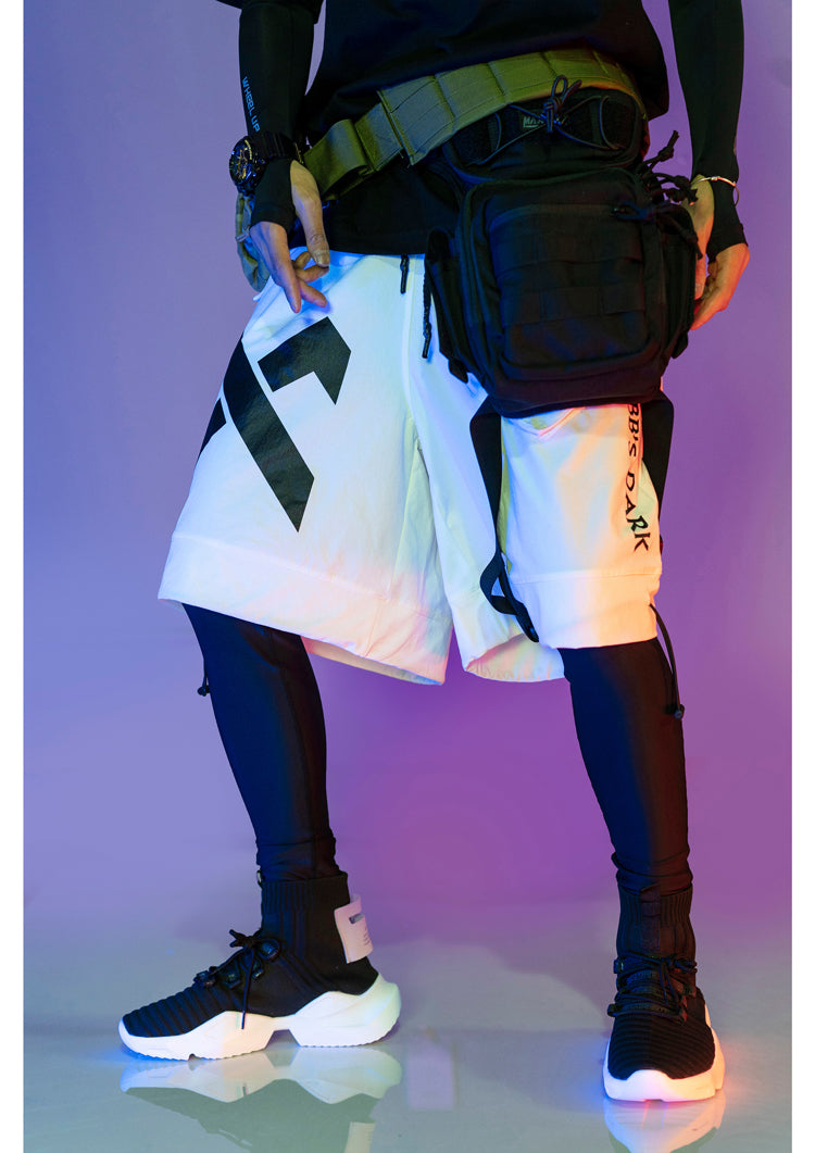 Functional Wind Casual All-match Loose Five-point Pants