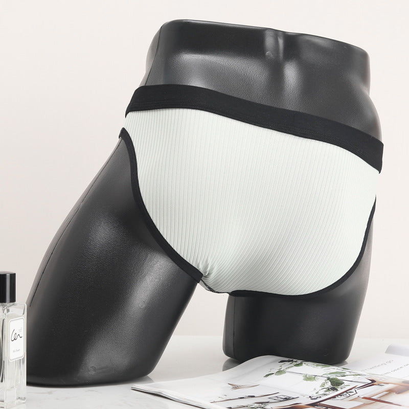 Men's Briefs Men's Sexy Simple Sports Mid Waist