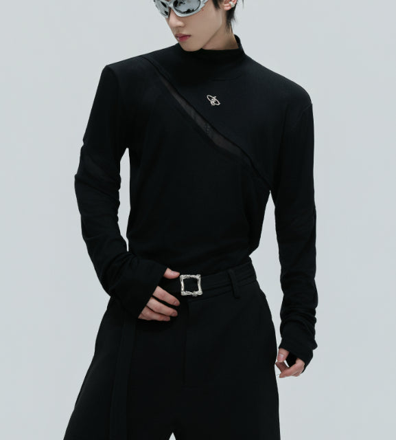 Niche Turtleneck Deconstructed Bottoming Shirt