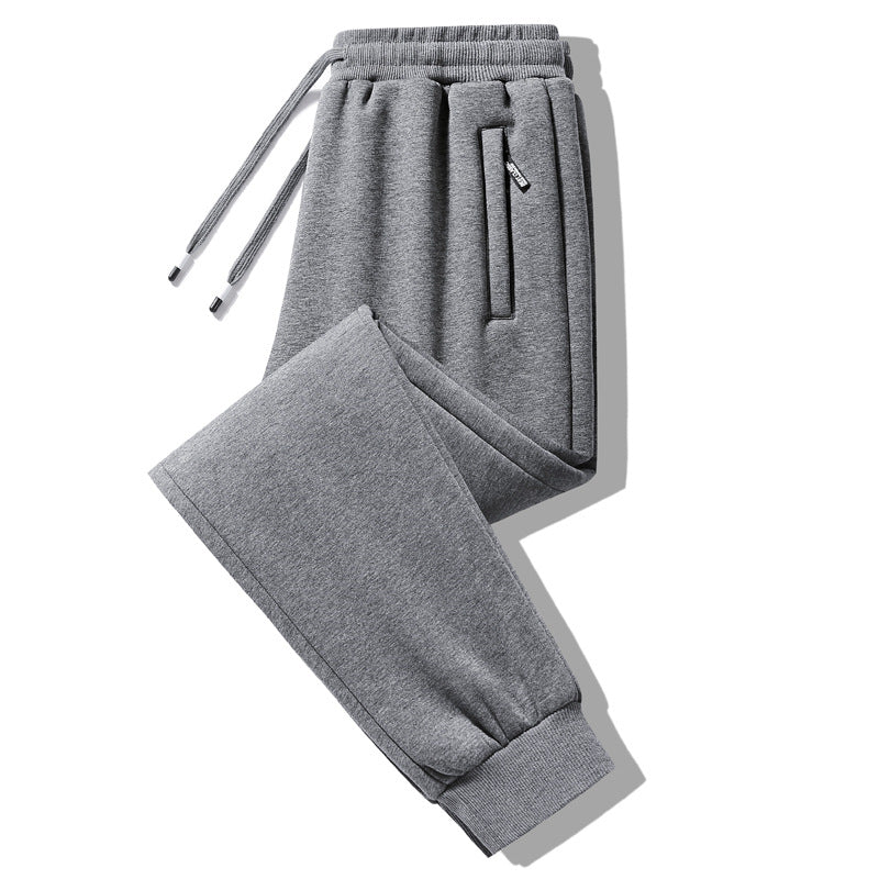 Men's Sports Pants Casual Zipper Ankle-tied