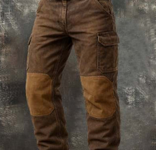 Punk Men's Vintage Work Pants