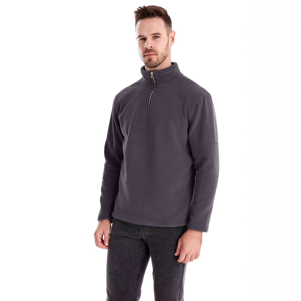 Men's Lambswool Padded Thickened Stand-Up Collar Sweater Top
