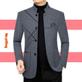 Men's Coat Middle-aged Business Leisure Stand Collar Dad Jacket