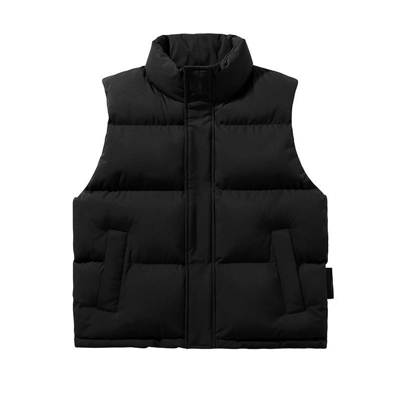 Trendy Couple Sleeveless Cotton-padded Jacket Vest