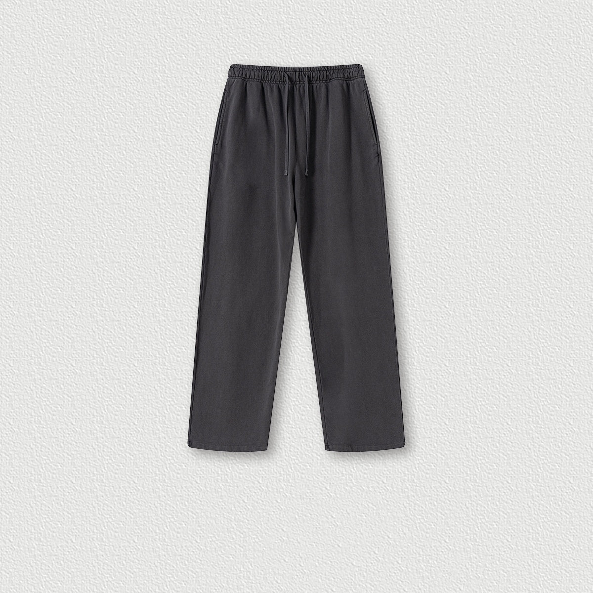 Heavy Bi Pattern Straight-leg Trousers Loose Casual Pants