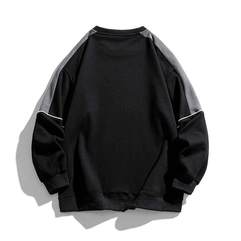 New Men's Long-sleeve Crewneck Pullover Hoodie