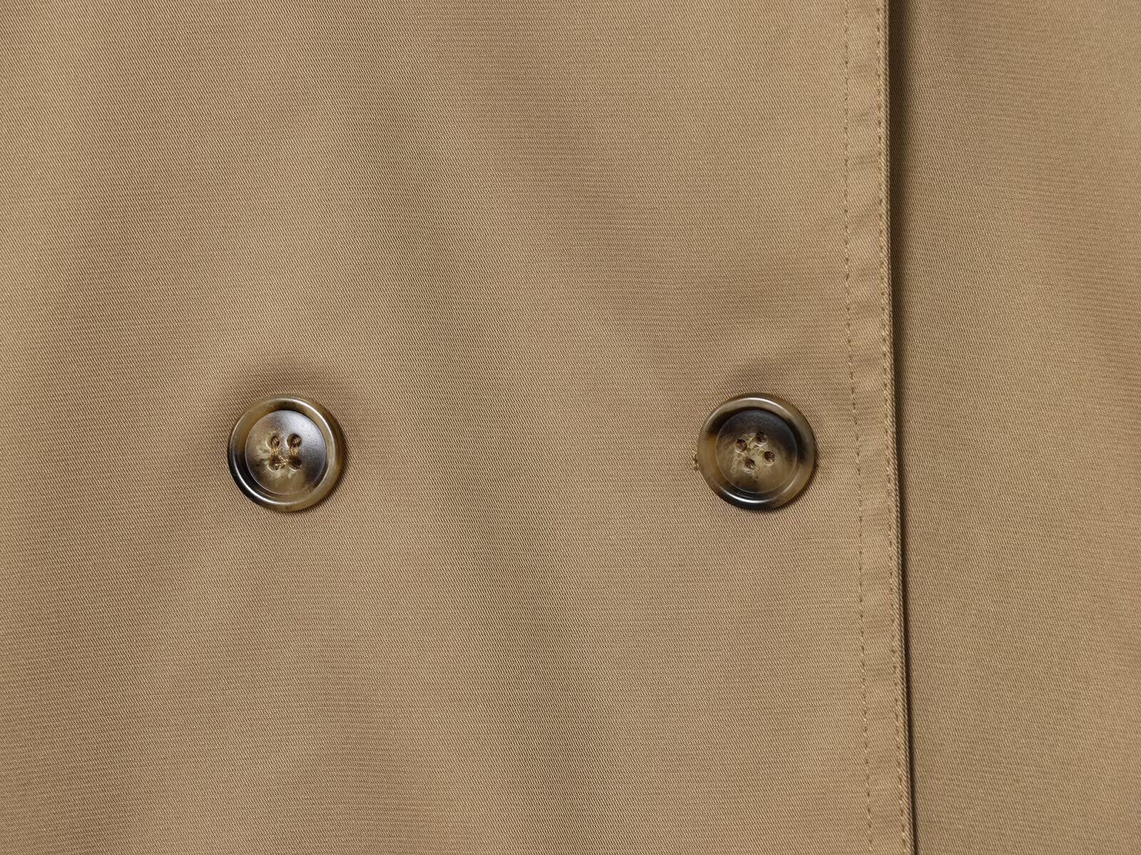 Women Double-breasted Niche Lace-up Trench Coat