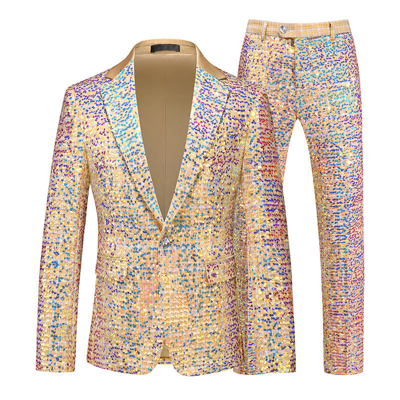 Performance Sequin Business Casual Suit