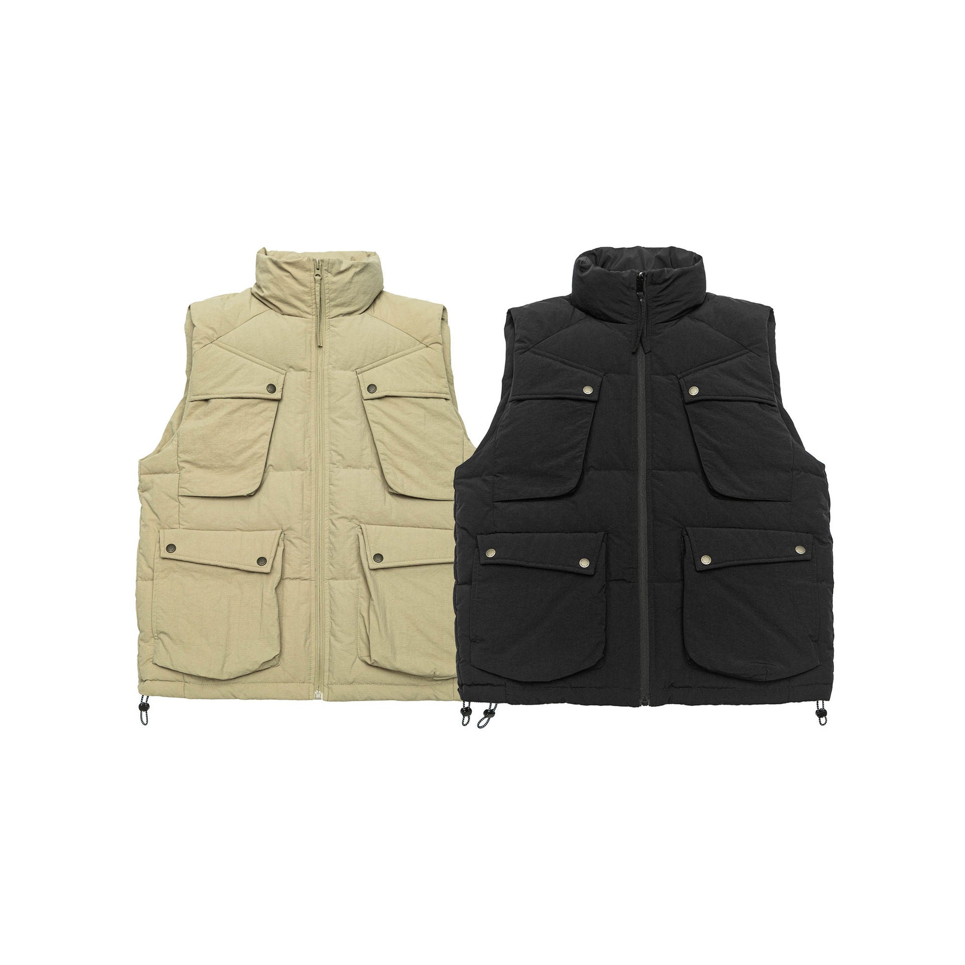 90 White Duck Down Keep Warm Outerwear Waistcoat Vest Thick Waistcoat