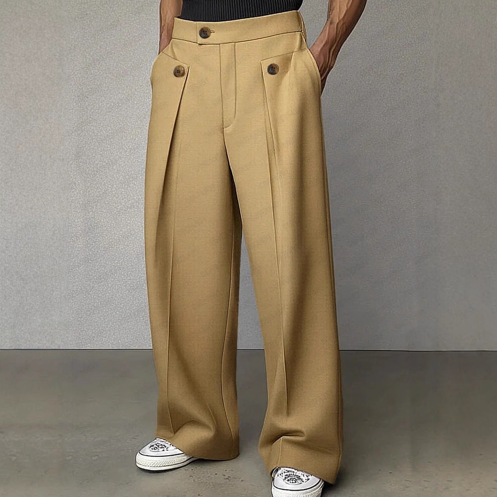 Men's Straight Anti-wrinkle Ironing-free Business Casual Pants