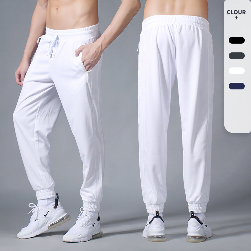 Men's Autumn New Quick-drying Running Leisure Woven Baggy Pants