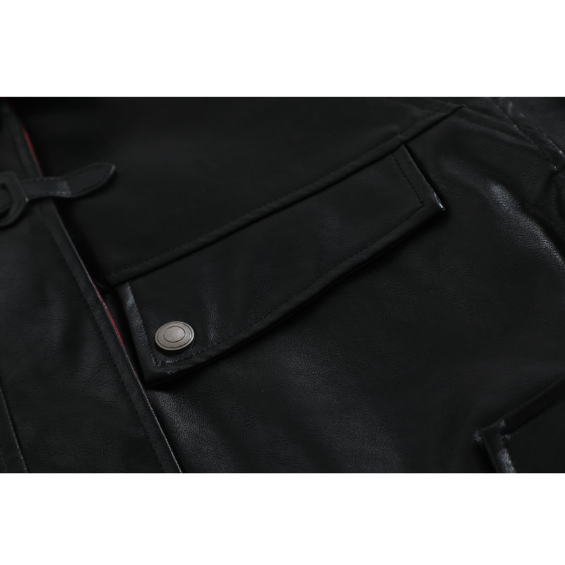 Plaid Stitching Two-side Jacket Coat