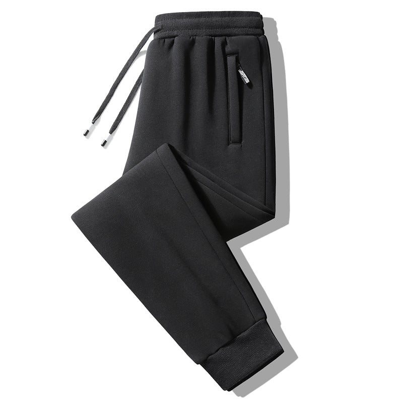 Men's Sports Pants Casual Zipper Ankle-tied