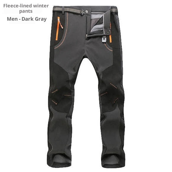 Autumn And Winter Outdoor Sports Soft Shell Pants Men