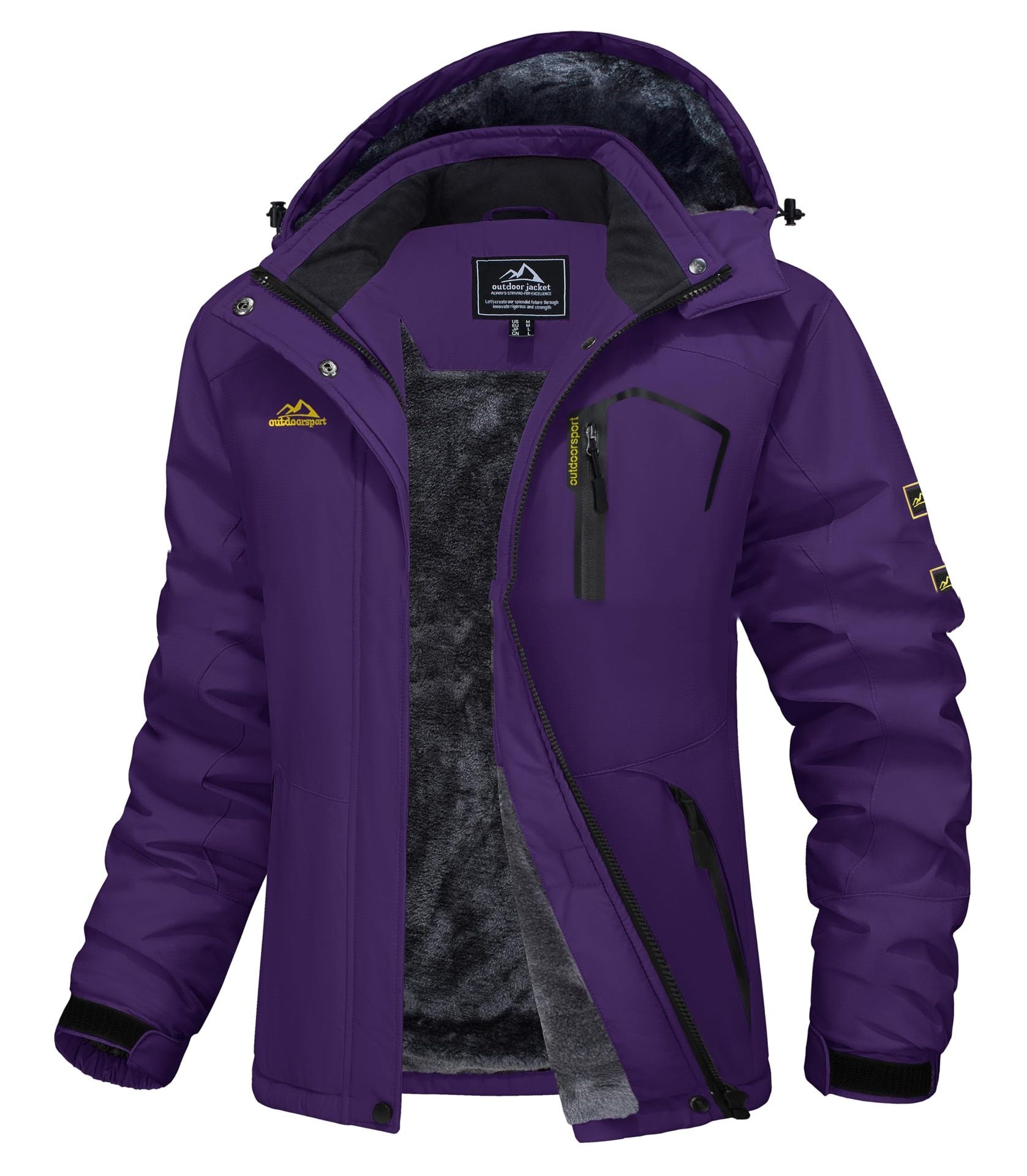 Women's Winter Casual Ski Jacket For Warmth And Windproof