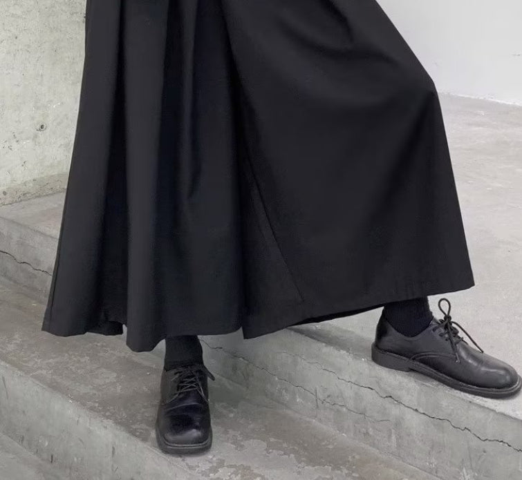 Men's Pantskirt Suit Wide-leg Casual Pants