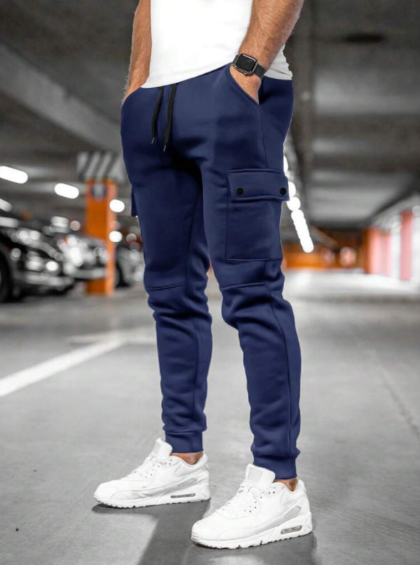 Multi-pocket Men's Casual Fitness Trousers Sports Overalls