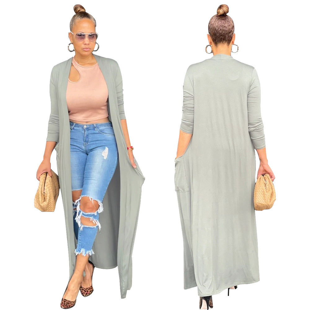 Women's Solid Color Casual Coat