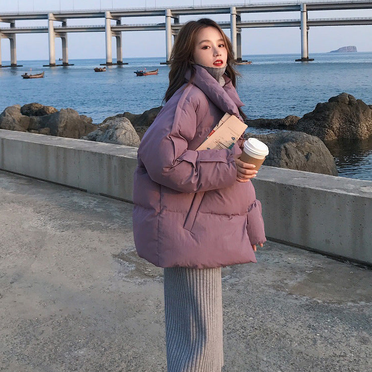 Women's Short Loose Down Cotton-padded Jacket