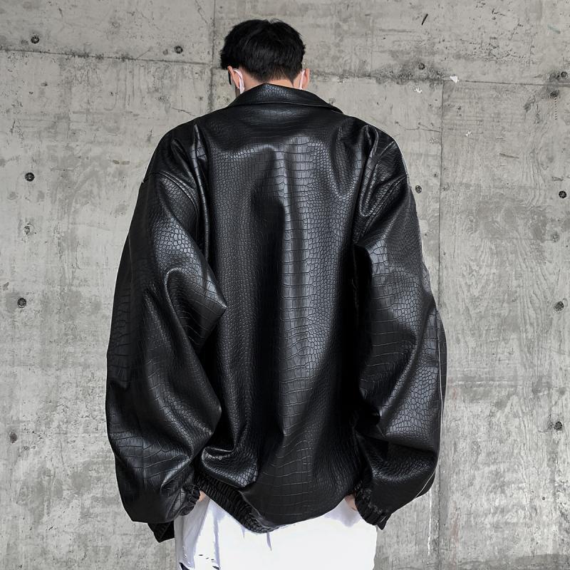 High Street Locomotive PU Snake Skin Pattern Overalls