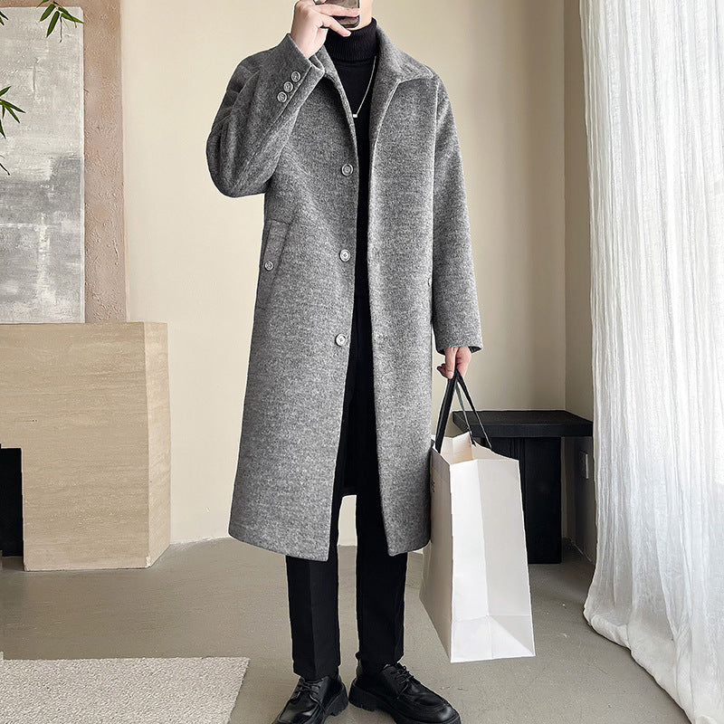 Winter Overknee Long Cotton And Thickening Woolen Coat