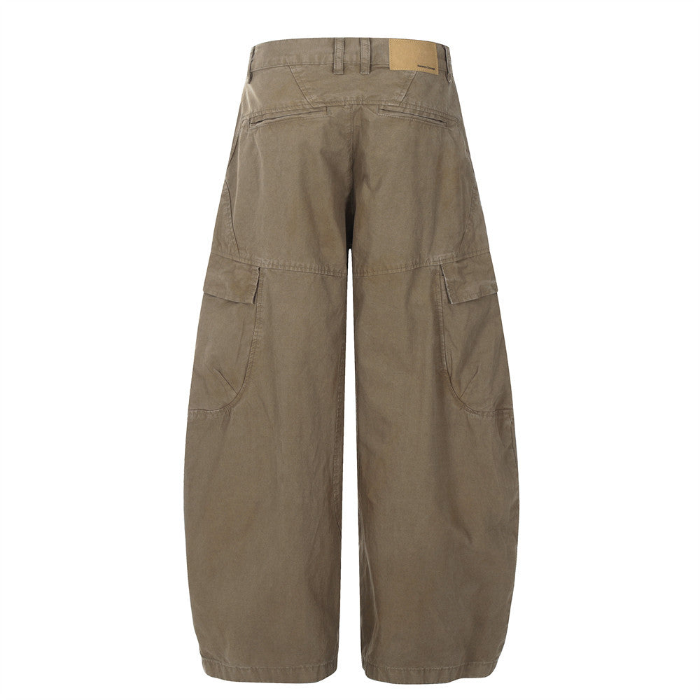 Trendy Multi-pocket Casual Wide-leg Pants Trousers