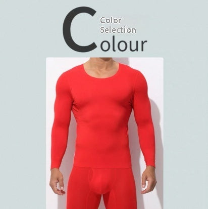 Men's Thermal Underwear Thin Top And Pants Set