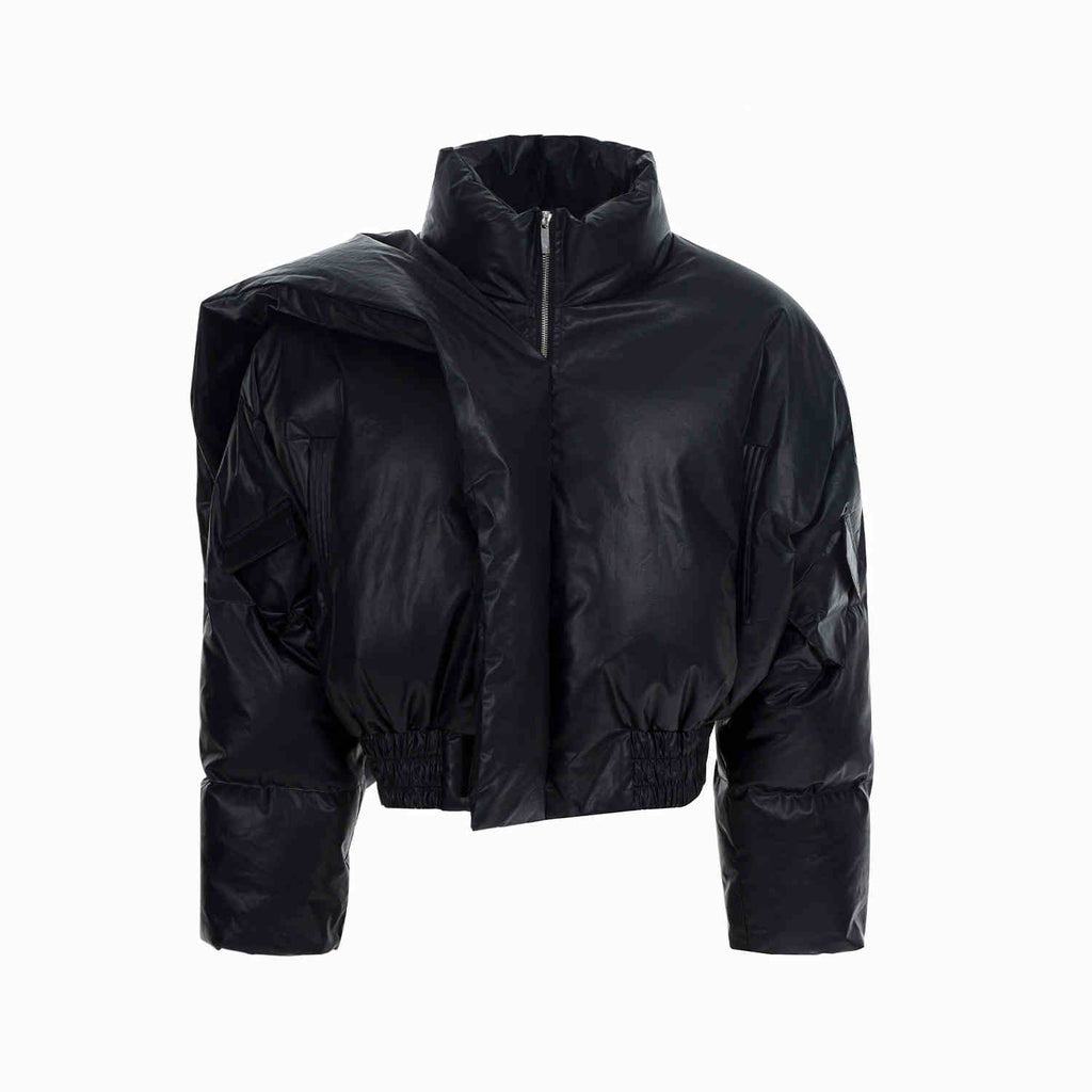 Men's Scarf Design Sense Niche Cotton-padded Jacket