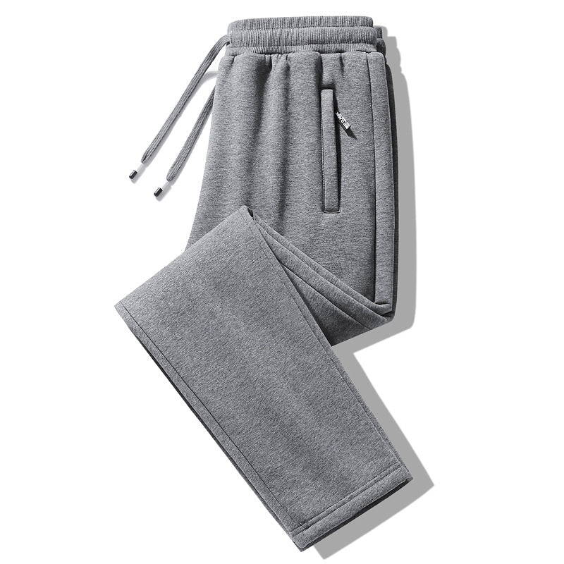 Men's Sports Pants Casual Zipper Ankle-tied