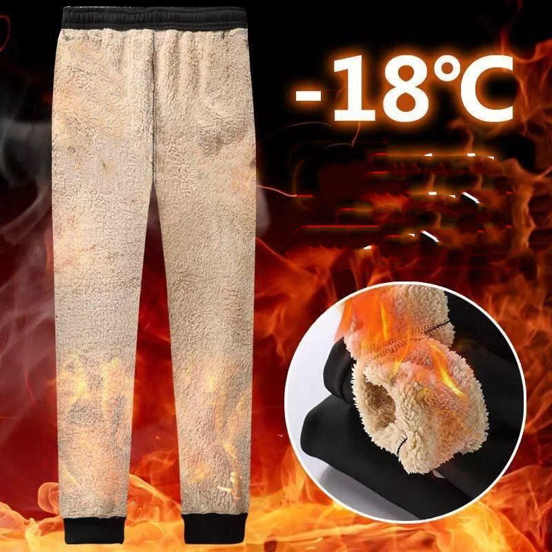 Loose Trend Fleece Thickening Youth Winter Casual Trousers