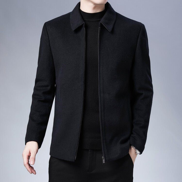 Wool Woolen Men's Lapel Jacket