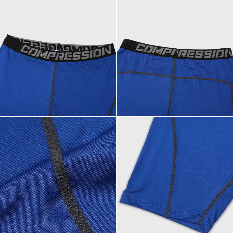 Men's Breathable High Elastic Sports Outdoor Running Training Quick-drying Shorts