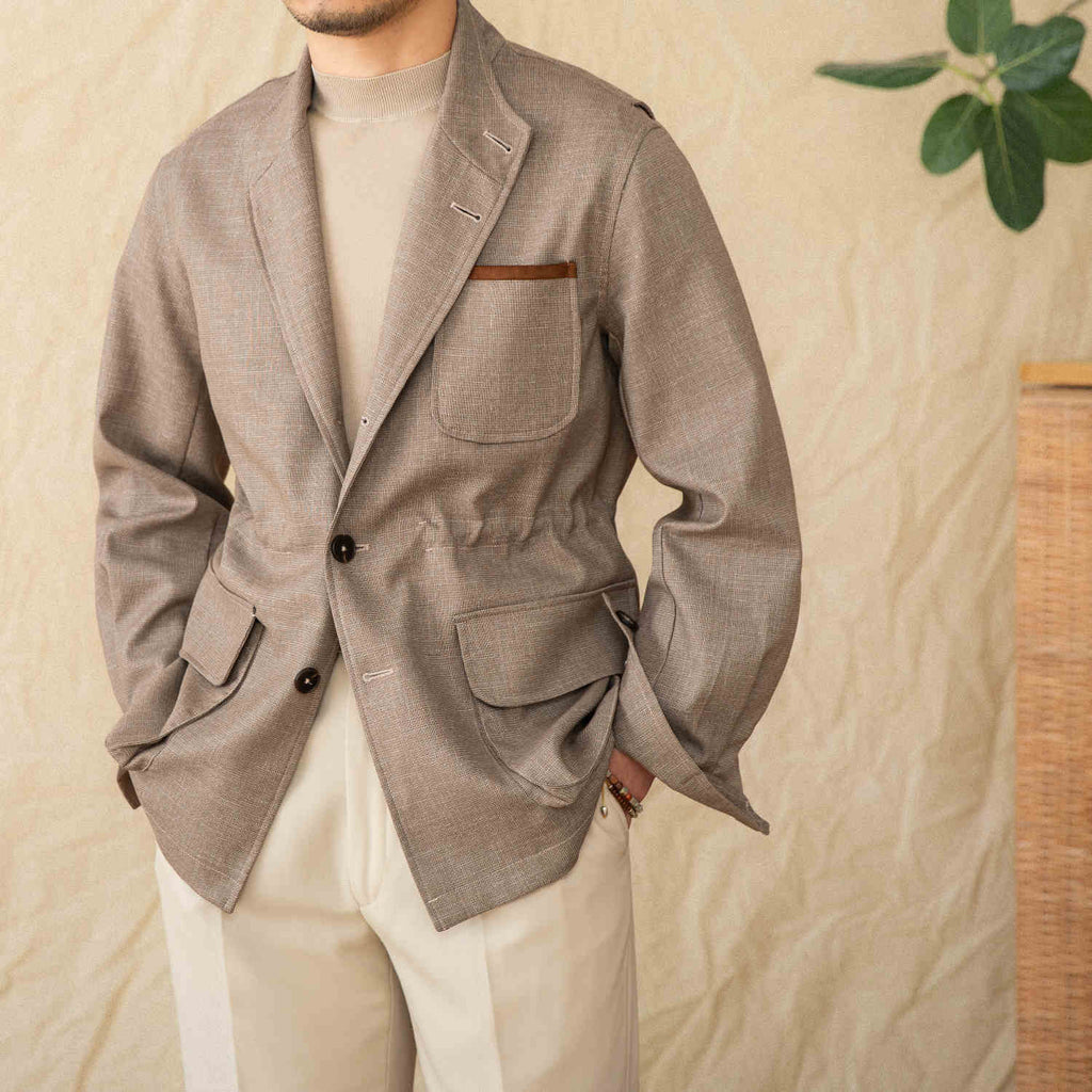 Thin Non-ironing Retro Petty Cash Suit Jacket