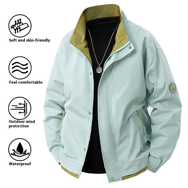 Retro High Street Fashion Brand Pu Shuai Boys Handsome Jacket