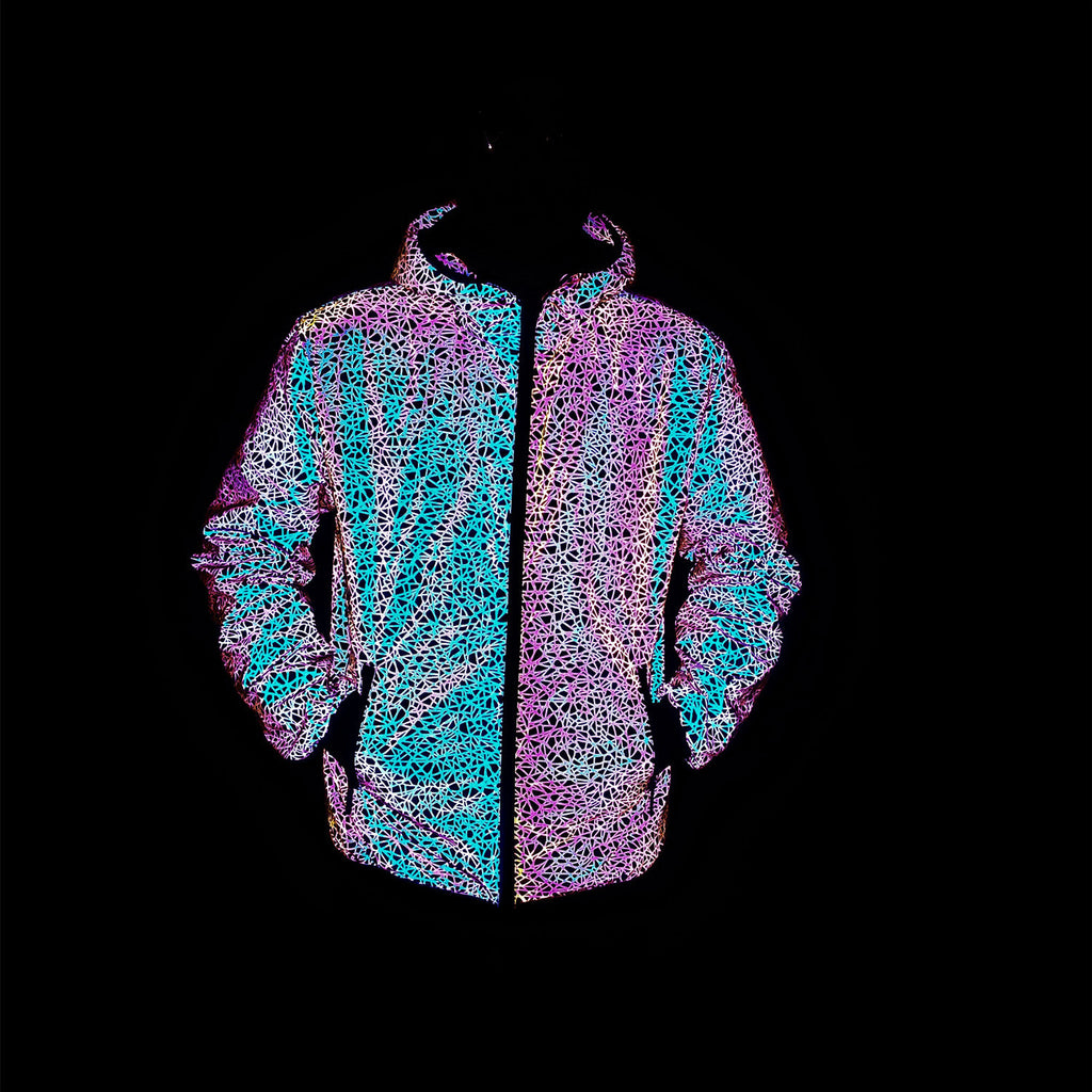 Outdoor Sports Jacket Men's Hooded Laser Night Vision Shell Jacket